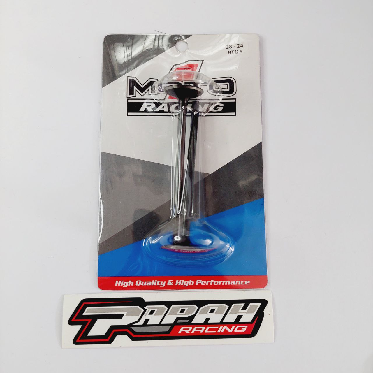 KLEP MOTO1 28-24 BATANG 5MM