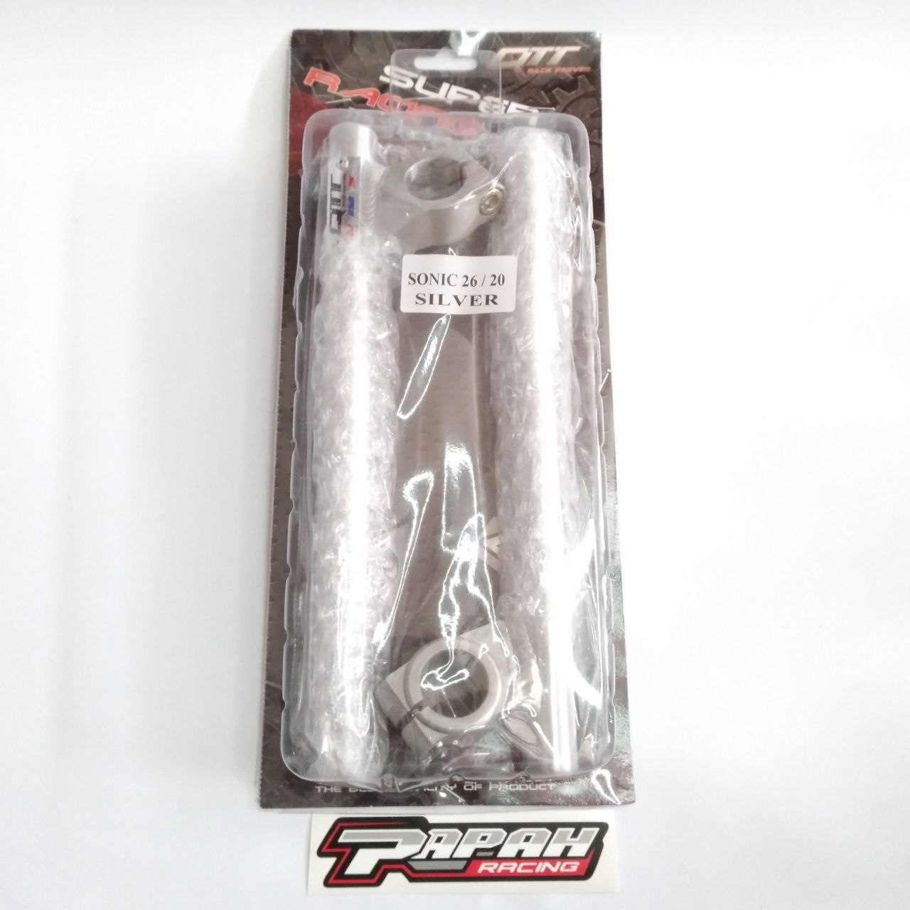 STANG JEPIT QTT RAIDER JUPITER 26/20 SILVER