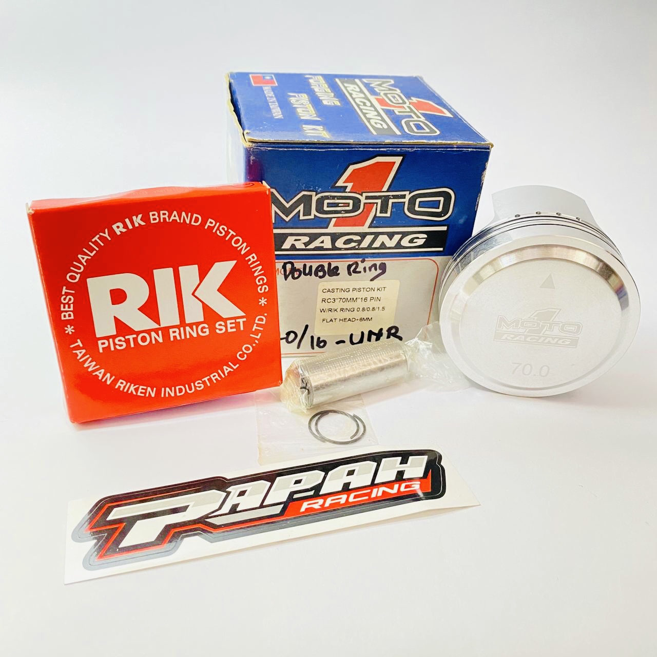 Piston Moto1 70 P.16 Double Ring 