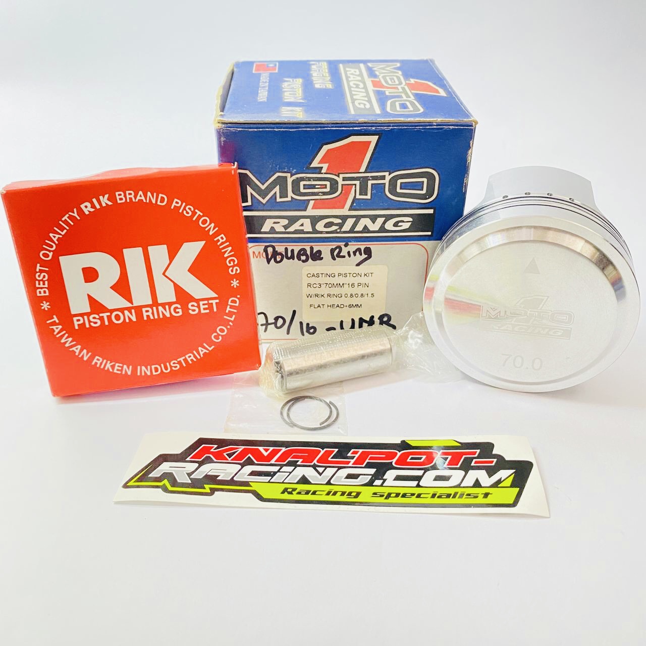 Piston Moto1 70 P.16 Double Ring 